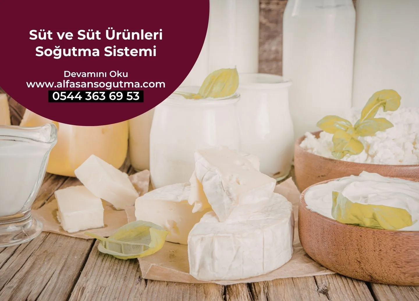 Süt ve Süt Ürünleri Soğutma Sistemi